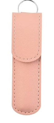 Adore Stainless Steel Ear Wax Remover With Leather Storage Case - Pack of 6 -Pink