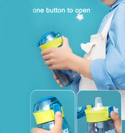 Adore Space era Straw Sipper Water Bottle with a Handle of 630ml - Pink