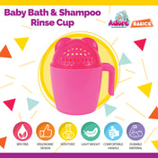 Adore Baby Bath And Shampoo Rinse Cup - Pink