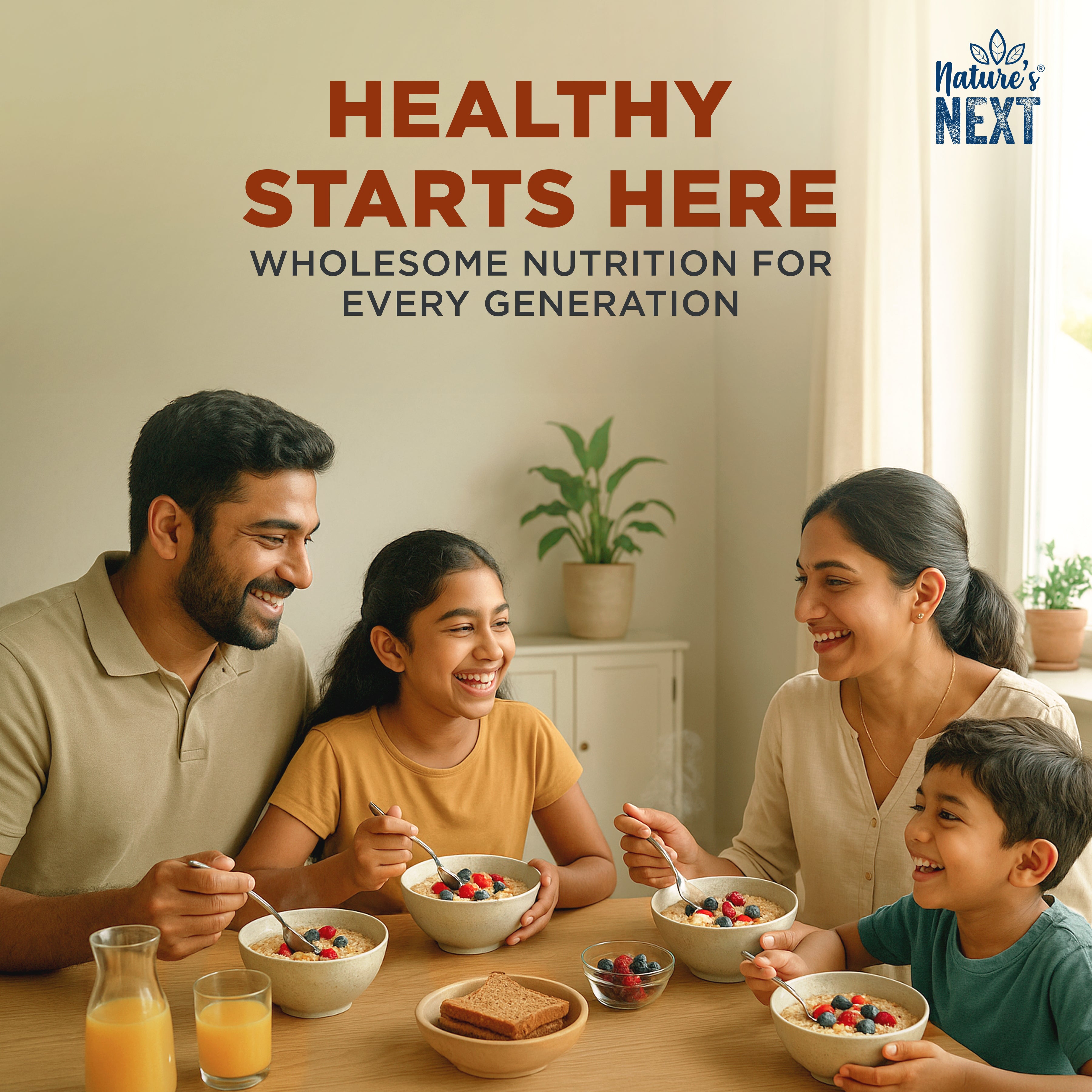 Nature's Next Rolled Oats 500g - Raw – Authentic – Pristine