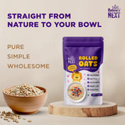 Nature's Next Rolled Oats 500g - Raw – Authentic – Pristine