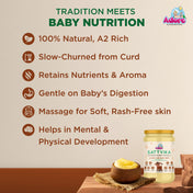 Adore Sattvika A2 Desi Cow Ghee- Made from Bilona Process- 500gms