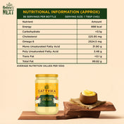 Nature's Next Sattvika A2 Desi Gir Pure Cow Ghee- 500gm Jar