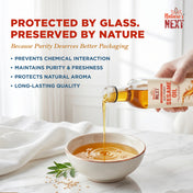 Nature’s Next Pure & Premium Cold-Pressed Sesame Oil- Glass Bottle 500ml