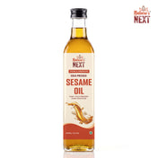 Nature’s Next Pure & Premium Cold-Pressed Sesame Oil- Glass Bottle 500ml
