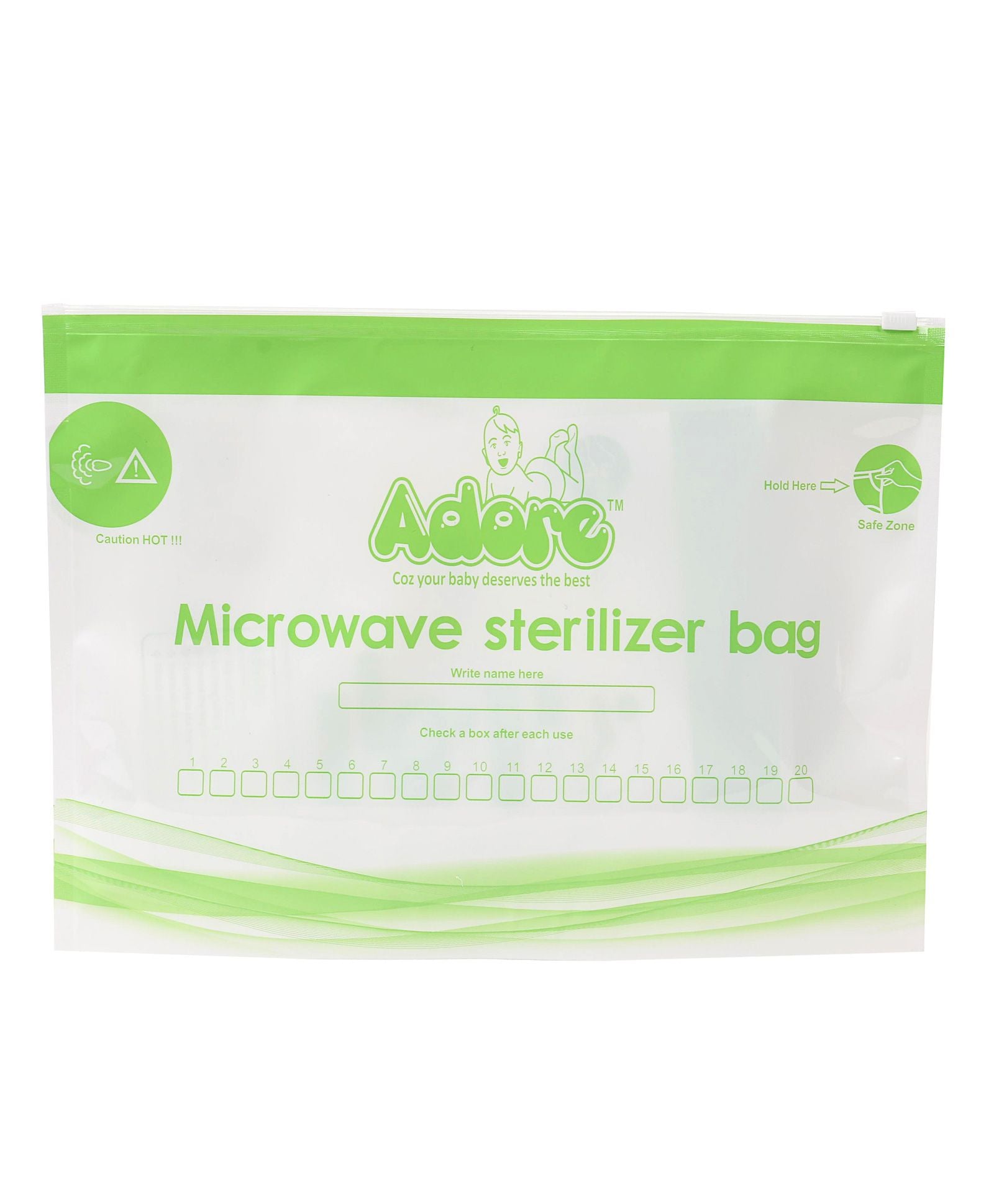 Adore Microwave Sterilizer Bags - Pack of 1