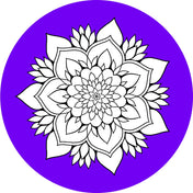 Handcrafted Mandala Art Fridge Magnet