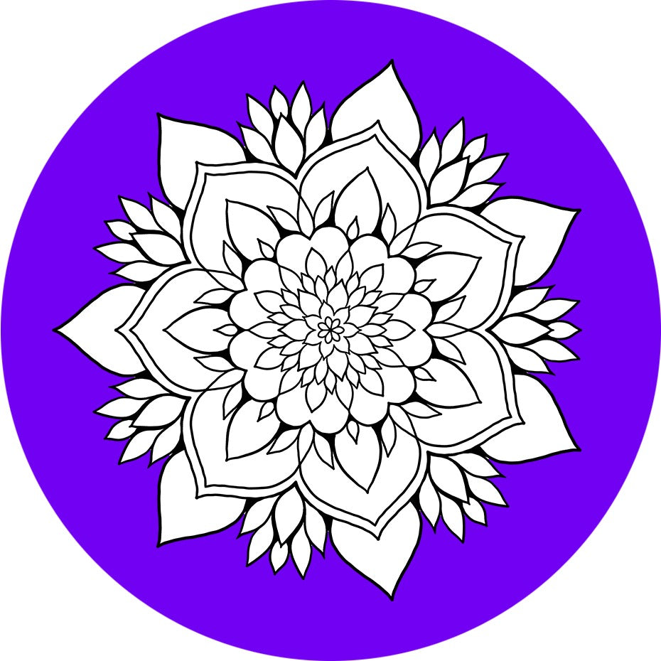 Handcrafted Mandala Art Fridge Magnet