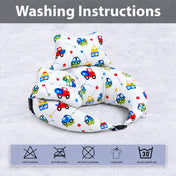 Adore Feedero! Baby Multipurpose Feeding Pillow with Fence Protection and Adjustable Belt-White