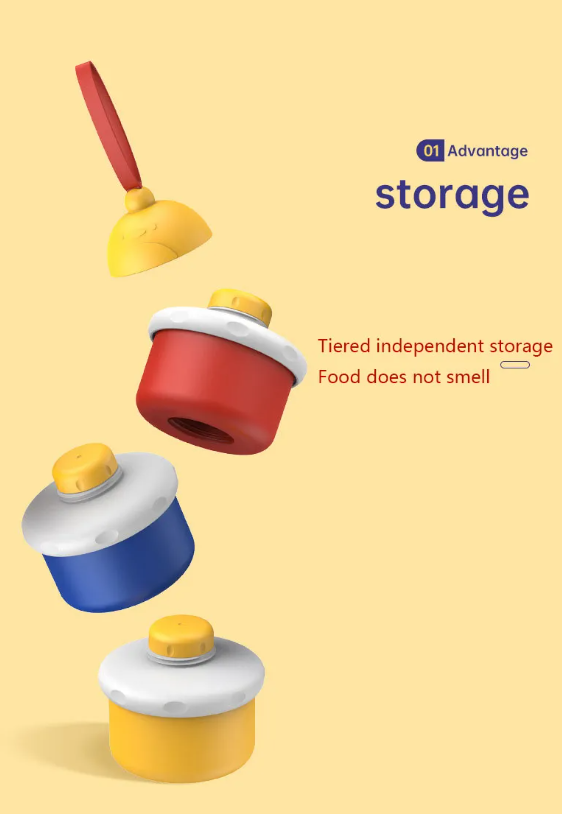 Adore Medley The Amazing Milk Powder Container Pack of 3 - 150 g each - Multicolor