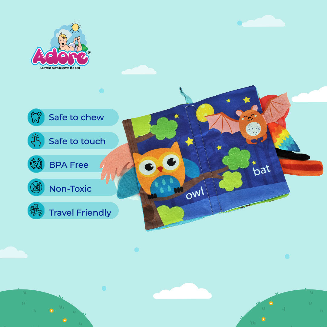 Adore Baby Basics Cloth Tail Books Flying Animals