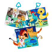 Adore Baby Cloth Tail Book with Toy Happy Farm Theme- English