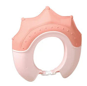 Adore Knight The Crown-Shaped Baby Shampoo Hat with Adjustable Strap - Orange
