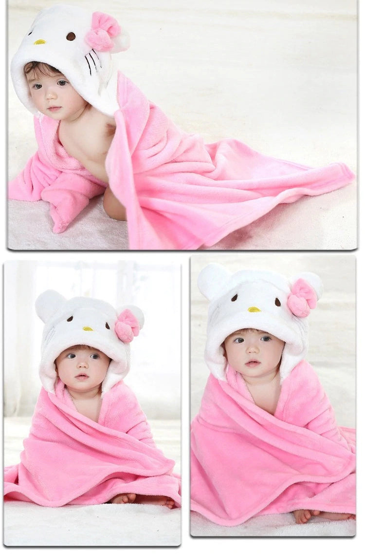 Adore Baby Fleece Hooded Blanket