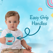 Adore Baby Basics Soft Silicone Spout Sipper with Twin Handle - 150ml Blue