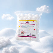 Adore 100 Percent Pure Cotton Balls Pack Of 100 - White