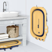 Adore Croco! The Foldable Baby Bath Tub- Super Space Saver - Yellow