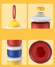 Adore Medley The Amazing Milk Powder Container Pack of 3 - 150 g each - Red